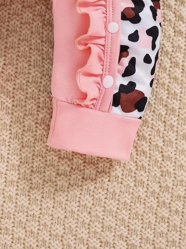 Doresbebe Newborn Baby Girl Clothes Infant Floral Print One-Piece Romper+Jumpsuit+Bodysuit+Hat+Headband in Saudi Arabia