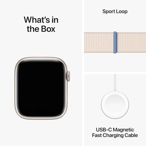 Apple Watch Series 9 [GPS + Cellular 45mm] Smartwatch with (Product) RED Aluminum Case with (Product) RED Sport Band M/L. Fitness Tracker, ECG Apps, Always-On Retina Display in Saudi Arabia