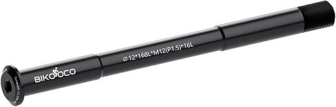 Bike QR Adapter - Bicycle Wheel Fork Axle with a Pitch of 1.5 mm Quick Release Axle - 12 mm X 117/120/121/123/126/128/130/135/142/157/162/165/168/171/175/177/181 mm in Kuwait