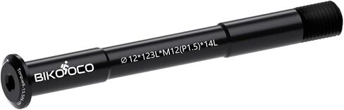 Bike QR Adapter - Bicycle Wheel Fork Axle with a Pitch of 1.5 mm Quick Release Axle - 12 mm X 117/120/121/123/126/128/130/135/142/157/162/165/168/171/175/177/181 mm in Kuwait