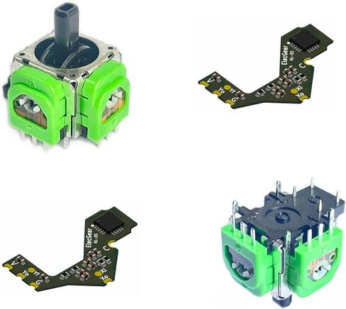 استبدال مجموعة عصا التحكم ElecGear Hall لوحدة التحكم DualSense PS5، 2X عصا التحكم في تأثير Hall + 2X معايرة PCB + أدوات إصلاح إزالة اللحام لعصي الإبهام التناظرية - HL-PS5 in Kuwait
