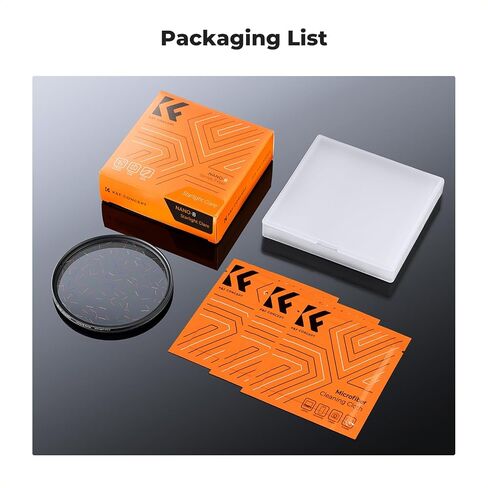 K&F Concept 77mm Colorful Brushed Filter Ultra-Thin Frame Optical Glass Starlight Glare Special Effect Filter with 3 Vacuum Cleaning Cloths for Camera Lens in Saudi Arabia