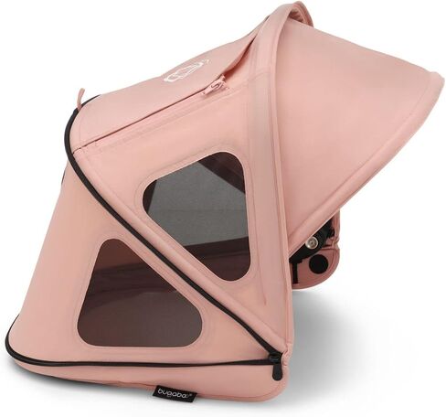 Bugaboo Dragonfly Breezy Sun Canopy Stroller Accessory with UPF 50+ Sun Protection and Ventilation Panels, Morning Pink in Saudi Arabia