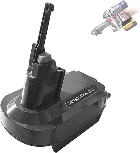 Adapter for Dewalt 20V Battery Compatible with for Dyson V7 V8 Vacuum Cleaner, for Dewalt 20V Battery Series, Replacement for Dyson V7 V8 Series Vacuum Cleaner Installation Parts.Only Battery Adapter in Saudi Arabia