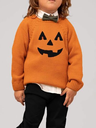 Toddler Baby Girl Boy Knit Sweater Infant Warm Pullover Knitwear Crew Neck Sweaters Fall Winter Clothes in Saudi Arabia