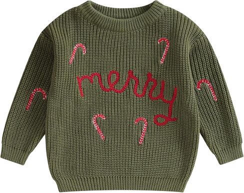 Toddler Baby Girl Boy Knit Sweater Infant Warm Pullover Knitwear Crew Neck Sweaters Fall Winter Clothes in Saudi Arabia