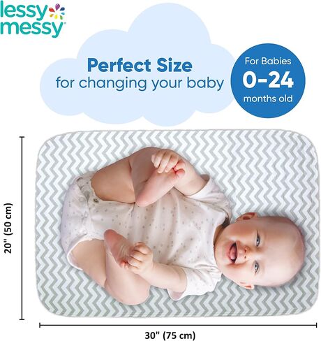 Diaper Changing Mat Portable Changing Pad-The Only Baby Changing Mat That is Washer/Drier Safe Waterproof Diaper Changing Pad Travel Extra Large (Animal Print) in Saudi Arabia