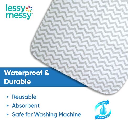 Diaper Changing Mat Portable Changing Pad-The Only Baby Changing Mat That is Washer/Drier Safe Waterproof Diaper Changing Pad Travel Extra Large (Animal Print) in Saudi Arabia
