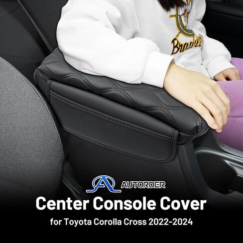 Autorder Center Console Cover for Toyota 4Runner 2010-2022 2023 2024 Accessories Armrest Cover Anti-Scratch Middle Console Pad Leather Armrest Protector in Saudi Arabia