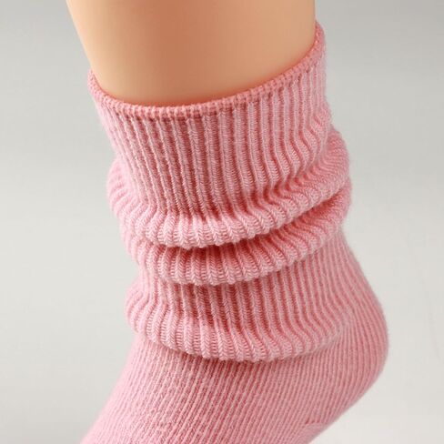 COTTON DAY Baby Infant Toddler Seamless Triple Roll Turn Cuff Slouch Socks Gift Box in Saudi Arabia