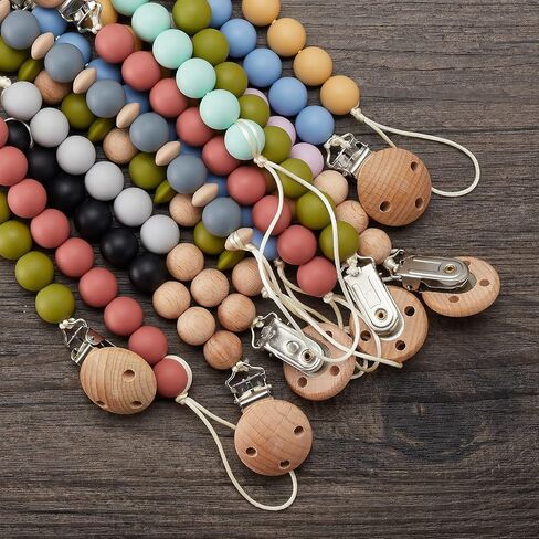 مشابك اللهاية Smlpuame للفتيات الصغيرات وحاملات اللهايات من السيليكون Paci Binky Clips، للأولاد - 3 عبوات in Kuwait