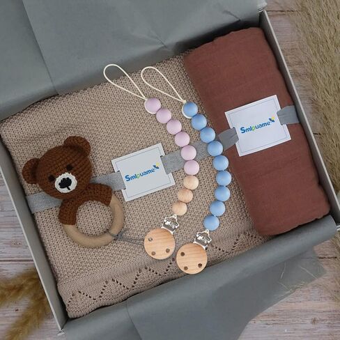 مشابك اللهاية Smlpuame للفتيات الصغيرات وحاملات اللهايات من السيليكون Paci Binky Clips، للأولاد - 3 عبوات in Kuwait