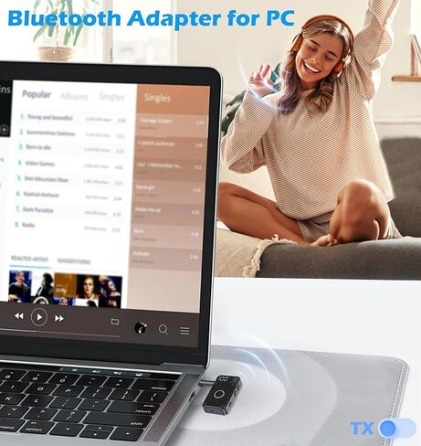 جهاز استقبال إرسال بلوتوث 5.4 من KAIY، محول بلوتوث لسماعات الرأس الطائرة، محول بلوتوث AUX للسيارة، جهاز إرسال بلوتوث لأجهزة الكمبيوتر التلفزيونية، محول بلوتوث لجهاز استقبال ستيريو in Kuwait