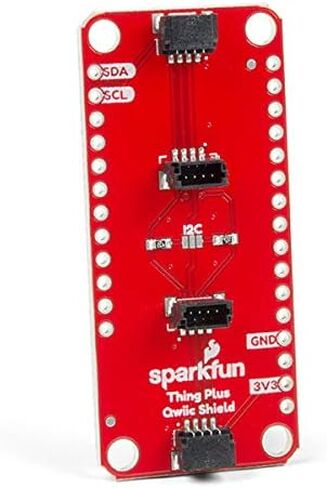 SparkFun Qwiic Shield for Thing Plus - لوحة متوافقة مع 4 منافذ اتصال Qwiic 3.3 فولت in Saudi Arabia