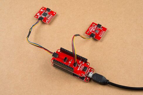 SparkFun Qwiic Shield for Thing Plus - لوحة متوافقة مع 4 منافذ اتصال Qwiic 3.3 فولت in Saudi Arabia
