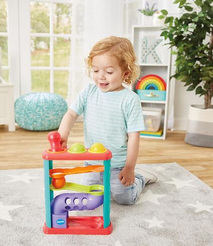 Kidoozie Pound-A-Ball Tower - لعبة كرة الأطفال والمطرقة - لعبة حسية آمنة للأعمار من 12 شهرًا فما فوق in Kuwait