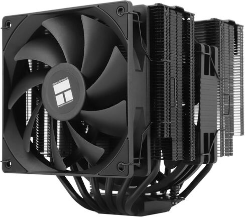 مبرد هواء Thermalright Peerless Assassin 140 أسود لوحدة المعالجة المركزية، 6 أنابيب حرارية تبريد أبراج مزدوجة، مراوح PWM مزدوجة مع سرعة 1500 دورة في الدقيقة، مبرد وحدة المعالجة المركزية لسطح المكتب لـ Intel 1700/1851/1150/1151/1200؛ AM4/AM5 in Saudi Arabia