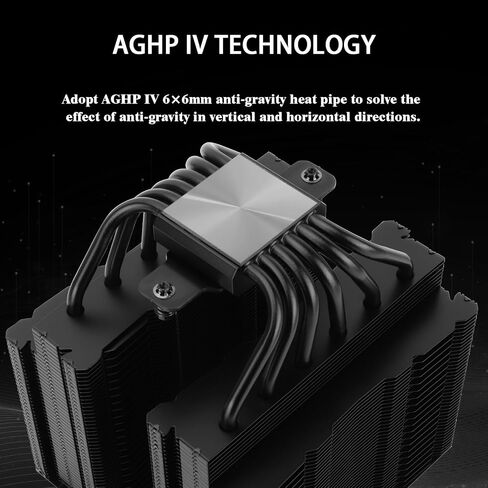 مبرد هواء Thermalright Peerless Assassin 140 أسود لوحدة المعالجة المركزية، 6 أنابيب حرارية تبريد أبراج مزدوجة، مراوح PWM مزدوجة مع سرعة 1500 دورة في الدقيقة، مبرد وحدة المعالجة المركزية لسطح المكتب لـ Intel 1700/1851/1150/1151/1200؛ AM4/AM5 in Saudi Arabia