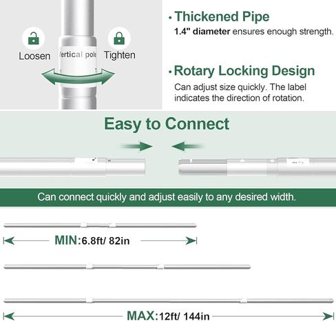 طقم حامل خلفية للأنابيب والستارة مقاس 12 × 10 أقدام، حامل خلفية للخدمة الشاقة، خلفية معدنية قابلة للتعديل خلفية للحفلات وحفلات الزفاف وأعياد الميلاد والتصوير الفوتوغرافي كشك الصور in Kuwait