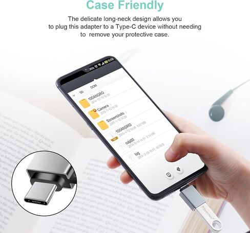 USB C to USB Adapter(8 Pack),USB to USB C Adapter,USB C to USB A Adapter,USB C to USB 3.0 Adapter,USB C to USB Converter for iPhone 15,MacBook Pro/Air,iPad Pro,Galaxy S20-S23 and More,Grey in Saudi Arabia