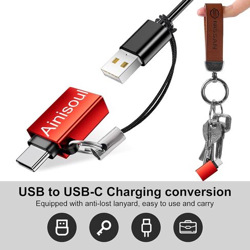 USB C to USB Adapter(8 Pack),USB to USB C Adapter,USB C to USB A Adapter,USB C to USB 3.0 Adapter,USB C to USB Converter for iPhone 15,MacBook Pro/Air,iPad Pro,Galaxy S20-S23 and More,Grey in Saudi Arabia