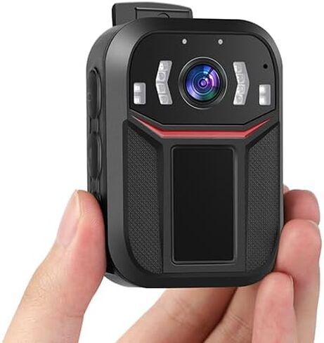 SPIKECAM Super Strong Clip Body Cameras with Audio Video Recording, Night Vision and File Protection, Wearable Police Body Camera for Personal Security, Law Enforcement,Civilians 64GB in Kuwait