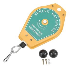 Spring Balancer Kit Retractable 2.2 to 11 lbs Load Bearing Balancer Tool Holder Kit, Heavy Duty Tool Hanger Adjustable Spring Retractable Tool Fixture Holder Hanging with Fittings