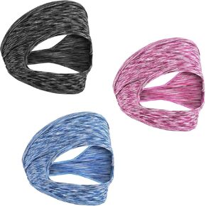 3 Pcs Adjustable VR Eye Mask Breathable VR Sweat Band Eye Face Cover Breathable Sweat Mask Comfortable VR Eye Mask Cover Face Dry Cool VR Sweat Band for Any Head Size Most VR Devices