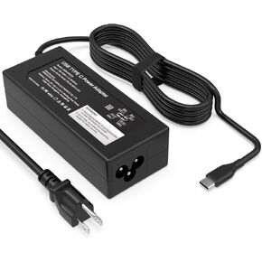 45W USB C Chromebook Charger for HP Chromebook X360 14 14-ca051wm 14-ca052wm 14-ca091wm ca061dx,Acer HP Samsung Google Asus Dell Chromebook Charger, Power Cord Adapter