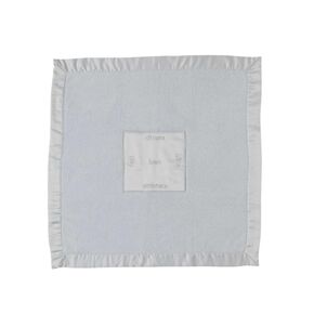 Barefoot Dreams, Unisex, CozyChic® Satin Trim Receiving Blanket (Infant), Blue, Baby
