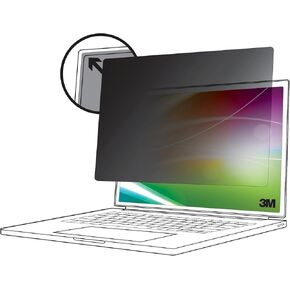 3M Bright Screen Privacy Filter for 13.3in Full Screen Laptop, 16:9, BP133W9E