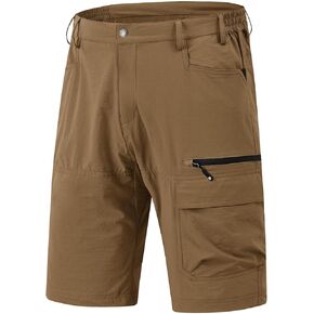 Rdruko Men's Golf Cargo Shorts Quick Dry Lightweight Work Outdoor Hiking Shorts 5 Pockets
