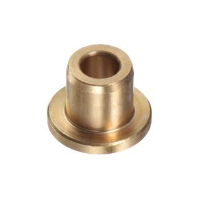 2pcs Flange Bearing Sleeve 8mm Bore 12mm OD 12mm Length 2mm Flange Thickness Bronze Bushing Self-Lubricating Bushings Sleeve for Industrial Equipment