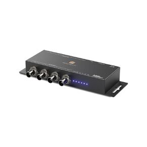 SDI Splitter 1x8 12G, Distribution Amplifier SDI, 4K60Hz Supports 12G-SDI 6G 3G HD SDI, BNC Splitter 1 in 8 Out, Signal Retiming, Equalization, TAA Compliant(MSQ-710P)