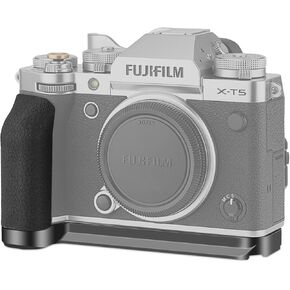 مقبض مقبض Haoge X-T5 لكاميرا Fujifilm XT5 على شكل حرف L، مع مقبض جانبي من السيليكون المريح، لوحة من النوع السويسري Arca لـ DJI RS2/RS-C2/RS3/RS3-PRO/RS3 Mini Gimbal Stabilizer، أسود MHG-XT5B
