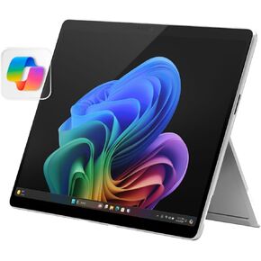 Microsoft Surface Pro 2-in-1 Laptop/Tablet (2024), Windows 11 Copilot+ PC, 13" Touchscreen LCD Display, Snapdragon X Plus (10 Core), 16GB RAM, 256GB Storage, 5G Connectivity, Platinum