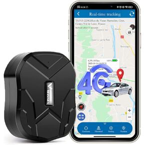 4G LTE GPS Tracker, Waterproof 10000mAh 120 Days Standby Rechargable Tracker, Anti-Lost GPS Locator for Vehicle Car Boat Truck Real Time Anti Theft Tracking Device GPS Locator TK905B in Saudi Arabia