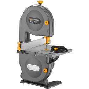HOTECHE 7-1/2-Inch Band Saw, 3-Amp, Max Cutting Depth 3.2-Inch Width 7.5-Inch,Tilting Range 0-45° for Precision Woodworking and Metal Cutting