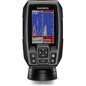 Garmin Striker™ 4 Fishfinder Worldwide Version w/77/200kHz - 4-Pin Transducer w/Transom & Trolling Motor Mounts