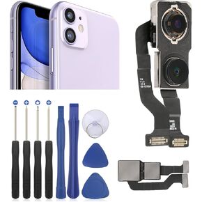 Main Rear Camera for iPhone 11 Module 12MP Camera Replacement for iPhone 11 Back Camera Replacement for iPhone 11 Camera Rear Parts with Repair Tools for iPhone 11 A2221 A2111 A2223