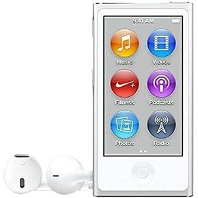 16 جيجابايت متوافق مع Mp3 من Appleipod Nano Silver الجيل السابع في صندوق أبيض عادي in Saudi Arabia