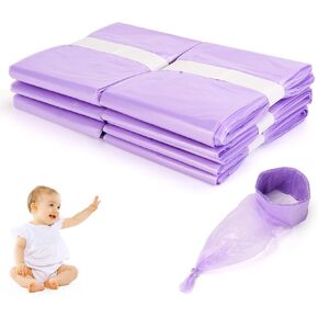 Diaper Pail Refill Bags, Pack of 6 | Compatible with Dekor CLASSIC Regular Size Pail, Korbell, Janibell Akord Diaper System, Holds up to 3000 Diapers