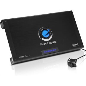 Planet Audio AC5000.1D Anarchy Series Car Amplifier - 5000 High Output, Class D, Monoblock, 1 Ohm Stable, Low Level Inputs, Low Pass Crossover, Mosfet Power Supply