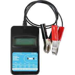 Schumacher Electric Ship n Shore BT1483 Compact 6-Volt/12-Volt/24-Volt Battery and 12-Volt Alternator Tester for VRLA/AGM/Gel Batteries, Black, 1 Unit