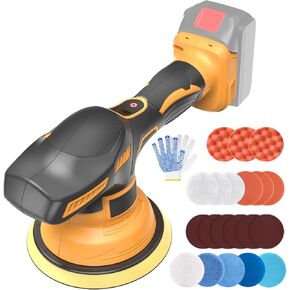 Cordless Car Buffer Polisher with 8 Variable Speed, Orbital Polisher for Dewalt 20V Max Battery, Car Polisher for Detailing/Polishing/Waxing (Tools Only) in Kuwait