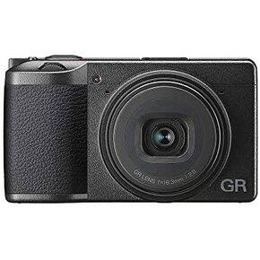 Ricoh GR III Digital Compact Camera, 24mp, 28mm f 2.8 Lens with Touch Screen LCD (Renewed)