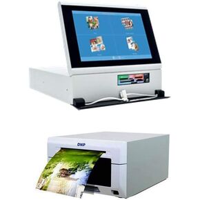 DNP DS-Tmini 10.1 بوصة لوحة لمس محمولة كشك طرفي DS620A مدمج احترافي للمناسبات وكشك الصور طابعة رقمية بورتريه + ضمان طابعة تبادل متقدم لمدة 3 سنوات in Kuwait