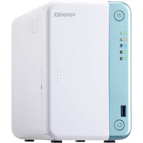 QNAP TS-251D-2G 2 Bay Home NAS مع وحدة المعالجة المركزية Intel® Celeron® J4005 ومنفذ واحد بسرعة 1 جيجابت in Kuwait
