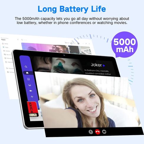 تابلت 10.1 بوصة أندرويد 13، 2024 تابلت خلوي مع فتحة بطاقة SIM، تابلت وهاتف 4G LTE (إجراء المكالمات)، G+G HD IPS، تابلت مع حافظة، 6 جيجابايت + 64 جيجابايت، دعم 1 تيرابايت، 5 ميجابكسل + 8 ميجابكسل نظام تحديد المواقع 5G واي فاي in Kuwait
