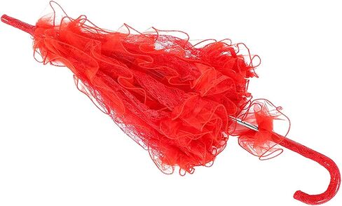 دعامة تصوير حفل زفاف، أنيقة وعصرية مقاس 19.73.92.4 بوصة لتزيين الاحتفالات ومظلة من الدانتيل ومظلة زفاف، لكشك الصور (أحمر) in Kuwait